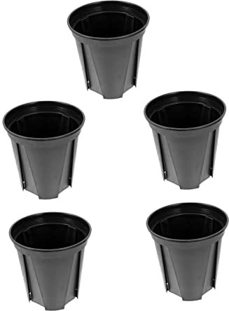Milisten 5Pcs Creative Plastic Plant Holders for Use Durable Garden Pots for Decorating with Flowers and Plants Weather Resistant Design