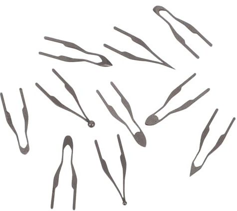 HEALSOPTHY 10 Piezas puntas de soldadura consejos de pirograbado herramienta para quemar madera consejos sobre herramientas de pirograbado Dark Grey