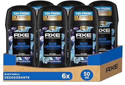 Axe Blå lavendel Stick deodorant 50 ml x 6