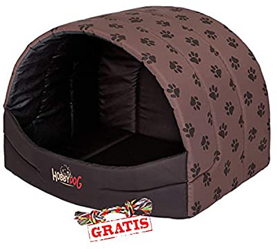 HobbyDog BUSJBL6 Souffleur + Spieltau gratis Hundehöhle Katzenhöhle Hundebett Katzenbett Hundehaus Schlafplatz Hundekorb Hund Haus Hundehütte S-XL (XL (60 x 49 cm))