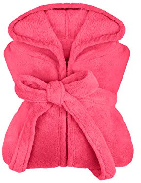 npluseins extra mjuk huva badrock av mysig fleece – i moderna färger och olika storlekar – unisex och vadlång