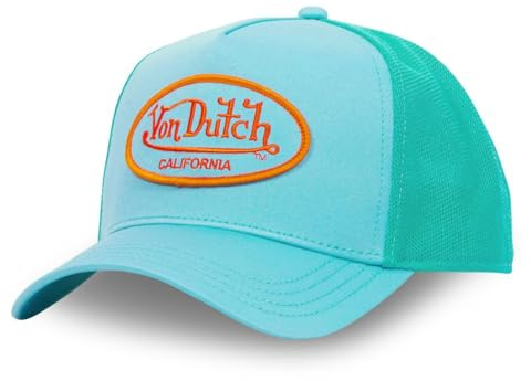 Von Dutch Kappe für Damen und Herren, Trucker-Kappe, verstellbar, blau, Einheitsgröße