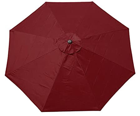 HanOBC Ersatzschirm für den Außenbereich, Ersatztuch, passend für 8 Rippen, Sonnenschutz, Abdeckung für Garten, Terrasse, Hof, Strand, Pool, Markt (nur Baldachin)