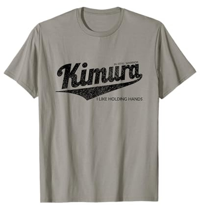 KIMURA Mi piace tenere le mani T-shirt, BJJ Jiu-Jitsu dal Brasile Maglietta