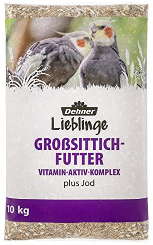 Dehner Lieblinge Vogelfutter, Großsittich-Futter, Vitamin-Aktiv-Komplex, 10 kg