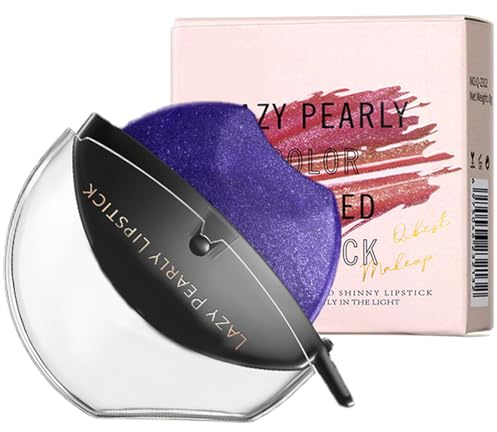 Rouge à lèvres perlé | Stick à lèvres paresseux en lèvres à application,Rouge à lèvres paresseux, rouge à lèvres antiadhésif Lazy Lip Stick longue durée pour les paresseux Anloximt