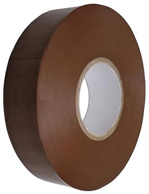 Newlec Ruban adhésif isolant électrique en PVC de 33 m, 19 mm x 33 m - Ignifuge (marron, 33 mètres)
