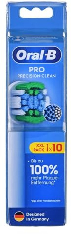 Oral-B Precision Clean Aufsteckbürsten für elektrische Zahnbürste 10 Stk. Weiß
