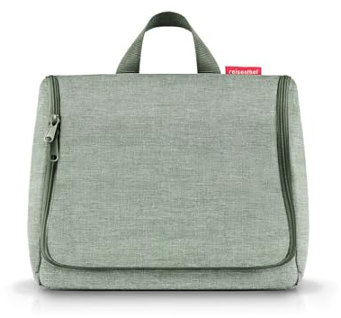 reisenthel toiletbag XL Twist sage praktischer Kulturbeutel mit Haken, wasserabweisendes Material