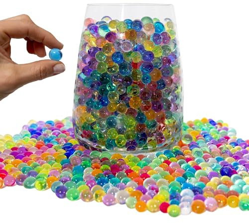 comforder – Water Beads, Water Balls, Decorative Water Beads for Plants, Decorative Gel Balls for Vase Fillers (Multicolor, 20,000)