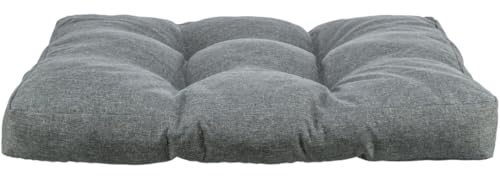 Trixie Hundekissen NIO, weich & waschbar – 90 x 75 cm, dunkelgrau | Gemütliches, weiches Liegekissen – für Hunde, rutschfester Boden, waschbar und pflegeleicht, angenehm weicher Schlafkomfort