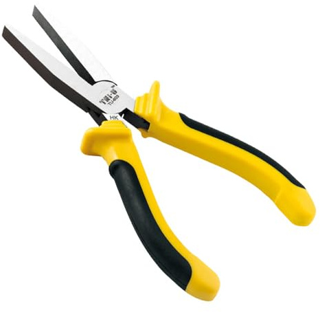 SATMW TU-603 Pinza da 6 Pollici Pinza Senza Denti Pinza a becchi Piatti Risparmio di manodopera Riparazione di telefoni ad Alta durezza per Strumento di serraggio Manuale del Filo Fai da Te