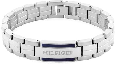 Tommy Hilfiger Jewelry Pulsera de Eslabones para Hombre de Acero Inoxidable - 2790600