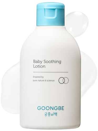 GOONGBE Loción en Polvo Calmante para Bebés – Loción Coreana de Alivio Rápido para Nalgas Sensibles – Probado Dermatológicamente – Fórmula Gel No Polvorienta para Piel Sensible, 150ml