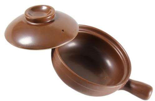 Holibanna Cocotte Céramique Pour Soupe Marmite à Riz Avec Couvercle Petite Marmite De Cuisine Pour Ragoût Et Nouilles
