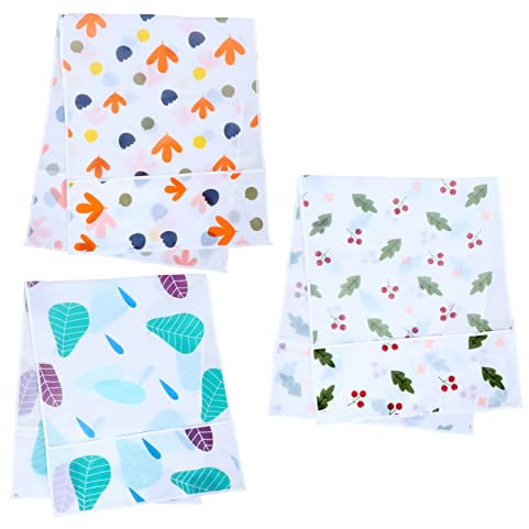 DIYEAH 3pezzi Coperture Impermeabili Per Frigorifero in Peva Protezione Antipolvere e Conservazione Coperture Decorativi Per Cucina Con Stampe Nature Resistenti e Facili Da Pulire