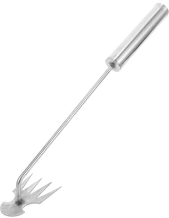 UPKOCH Désherbeur Manuel Multifonction Acier Inoxydable Outil Jardinage Ergonomique pour Enlever et Racines et Accessoire Jardin Pratique