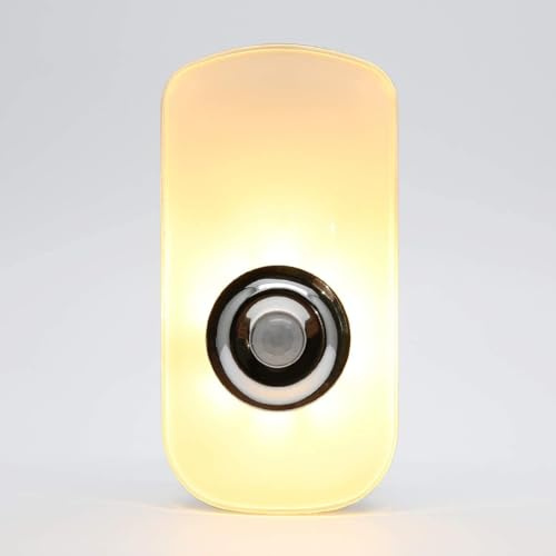 Sensky Nachtlicht Steckdose mit Bewegungsmelder, Notfallleuchte bei Stromausfall, automatische Beleuchtung und Taschenlampe, aufladbar & steckbar, für Flur, Treppe und Schlafzimmer