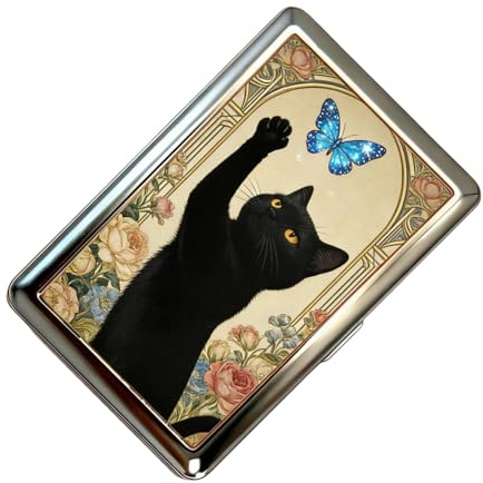 Portafoglio Metallico Metal Card Case - Blocca Segnale Antifurto Portafoglio Sottile | Porta Carte di Credito in Alluminio | per pendolari, viaggi, università, donne, uomini, mamme, fidanzate, soldi,