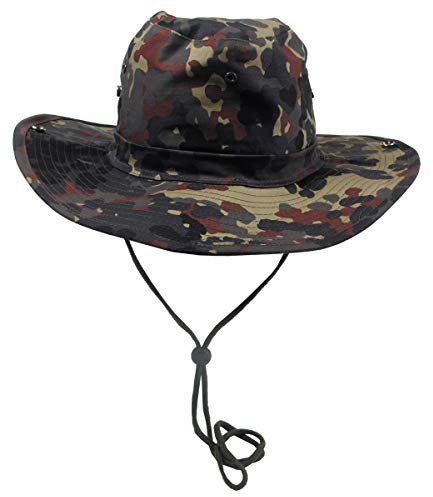 MFH Rangerhut mit Druckknöpfen (Flecktarn/XL)