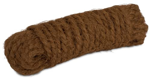 Windhager Kokos-Baumanbinder ÖKO, Kokosgarn, Kokosseil, Kokos-Tau, Baum-Kordel, Garn aus 100% Kokosfaser, 15 m, 06200, Natur, Braun