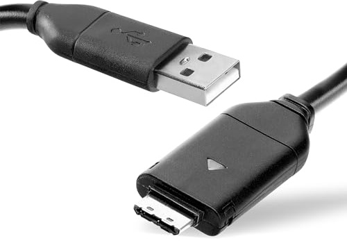 subtel 1x > USB A Datenkabel kompatibel mit Samsung i100, ST30, ES65, ES80 | 2.0, 1.5m, PVC, schwarz, für Samsung PL120, L100, WB500, ES75, WB700, ES55, PL100, ST60, ST65, L110, PL80, ES70, PL50, ST70
