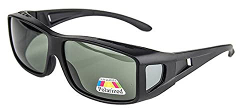 QIULAO Gafas Anti-Polen, Gafas De Sol Polarizadas, Anti-UVA/UVB, Gafas De Seguridad Aptas para Adultos Y Mujeres, Gafas De Montura Grande para Miopía.