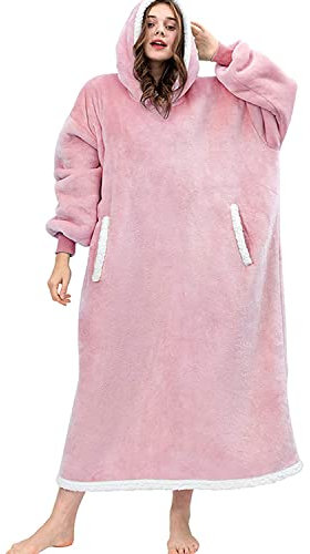 Hoodie Sweatshirt Pullover Decke TV-Decke mit Arm Ganzkörperwurf mit Ärmeln und Taschen Superweiche Ärmeldecke, Weiche Warme Flanell Decken Hoodie für Erwachsene,Männer,Frauen,Jugendliche,#6,150cm