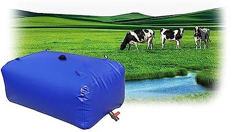 XIAOMIAOREN Faltbare Wasserblasentanks, Notfall-Trinkwassertanks, Wasserspeicherbehälter mit großem Fassungsvermögen, for dürreresistente Brandbekämpfung in der Landwirtschaft (Size : 1000 L)