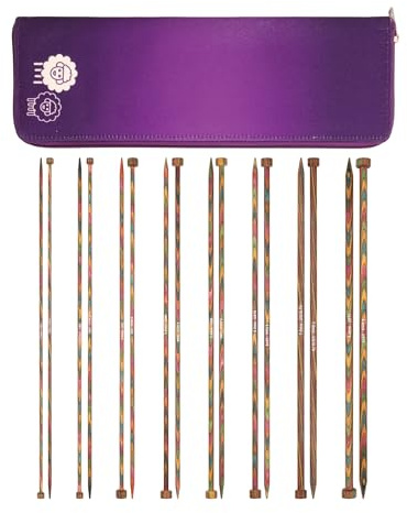 KnitPro Symfonie Lange Nadel Set 14 (35cm) | 8 Größen (3,5mm bis 8mm)