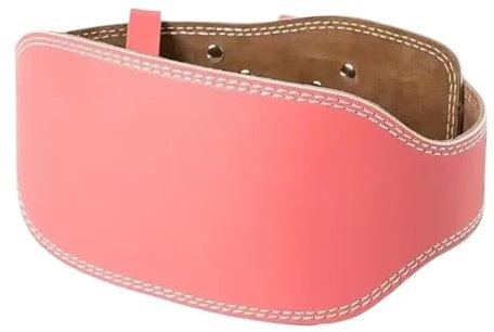 QAUUCP Gewichthebergürtel, Fitnessgürtel for den Rücken, Bodybuilding, Fitnessgürtel, Langhantel, Kurzhantel, Powerlifting-Training, Taillenschutz, Unterstützung GewichthebergüRtel(Pink,L)
