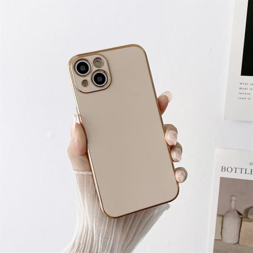 ADKOT Custodia per telefono quadrata elettrolitica di lusso per iPhone 11 12 13 Pro Max XR XS X XS Max Mini 7 8 Plus Custodia protettiva, rosa sabbia, per iPhone SE 2020