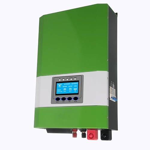 1000W Solar Hybrid Wechselrichter Eingebauter 30A Solarladeregler,PV Max 500V Eingang,DC24V zu AC230V Off Grid Stromwandler Reiner Sinus Welle Inverter für Home Energy Storage