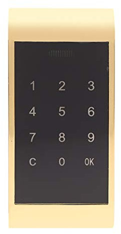 Touch Keypad Password Key A Lock Lock Locker Codificado por el Gabinete de Seguridad Electrónica Digital Sea Dos de Super T Touch Keypad Bloque (GOLD)