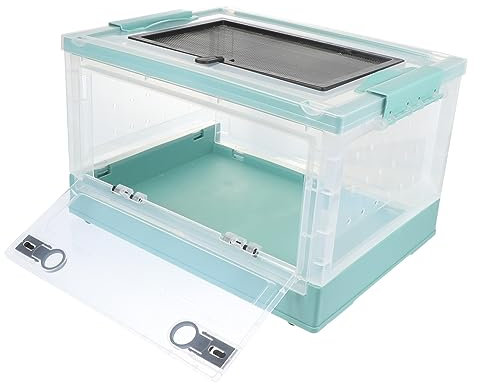 HYTROVE Hamster Nistkasten Haustierkäfig Kleintier Terrarium Klappbar Wärmeisoliert Mit Deckel Für Hamster Und Kleine Nagetiere