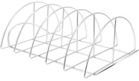 SOIMISS Grille De Barbecue en Acier Inoxydable pour Steak Support Demi-Cercle Pratique Résistant, Léger Et Portable pour Barbecue Extérieur