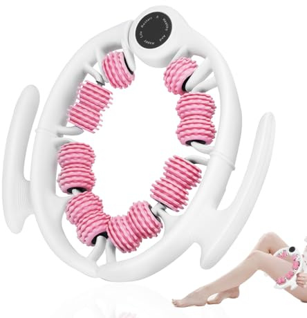 Bein Massagerolle, 360° Effektives Anti-Cellulite-Massagegerät Mit Abnehmbaren Rollengriffen, Faszienrolle Beine MassagegeräT Für Beine, Oberschenkel, Arme, Taille Und Gesäß, Lymphdrainage