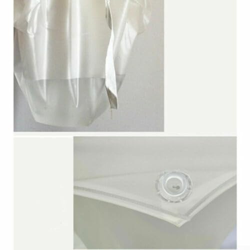 Eawfgtuw Für wasserdichte PVC-Schürze für Küche, Hausarbeit und Restaurant, transparente öldichte Unisex-Schutzschürze für Metzger, Lebensmittelverarbeitung u