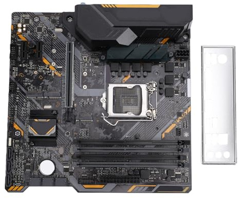 Plyisty Carte Mère de Bureau B360M Plus, Socket LGA 1151 pour Processeurs Core I9 I7 I5 I3 Pentium Gold Celeron de 8e et 9e Génération, avec Alimentation Numérique 4+1 Phases
