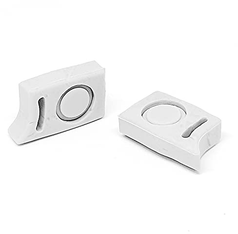 Set of 2 L021 Shower/Bathroom Door Plastic Rubber Stops Top or Bottom Right & Left