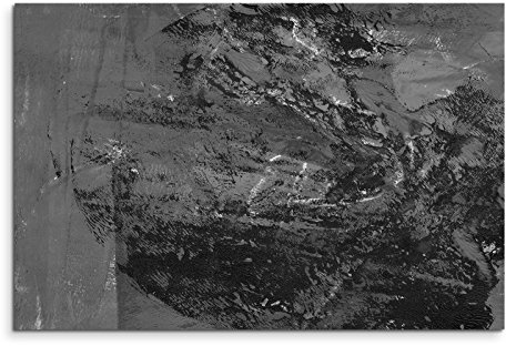 Abstrakt 986-120x80cm SCHWARZ-Weiss Bilder - Wandbild Kunstdruck in XXL Format - Fertig Aufgespannt – TOP - Leinwand - Wand Bild - Kunst Bild - Wandbild abstrakt XXL
