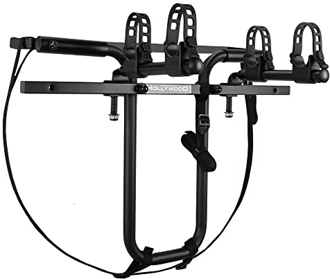 Hollywood Racks SR1 Spare Tire Bike Rack for Car for 2 Bikes, Up to 35 Lbs Each - Adjustable Rear Bike Rack for SUV, Jeep to fit Most Spare Tires - Bicycle Accessories for Adult Bikes