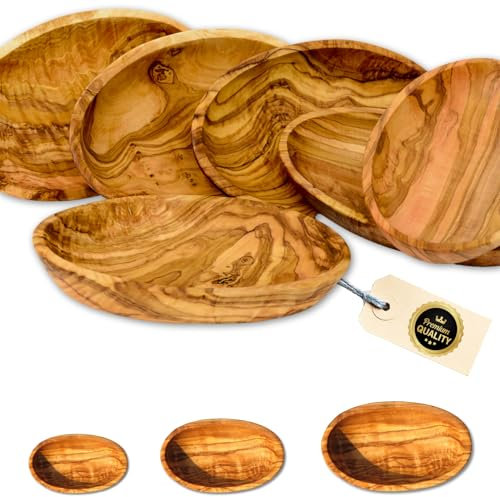 Scodella ovale LIDO circa 21 x 13 cm. Legno d'ulivo con fini venature. Il legno d'ulivo presenta meravigliose venature. Infine il prodotto viene rivestito con olio vegetale. Ogni scodella è un esemplare unico.