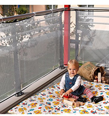 reer Balkon-Netz, Schutz-Netz für den Außen-Bereich, 294 x 94 cm