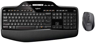 Logitech MK710 Kit Mouse e Tastiera Wireless per Windows, Wireless 2.4 GHz, Tasti Multimediali, Durata Batteria di 3 Anni, PC/Mac, Layout Italiano QWERTY, Nero