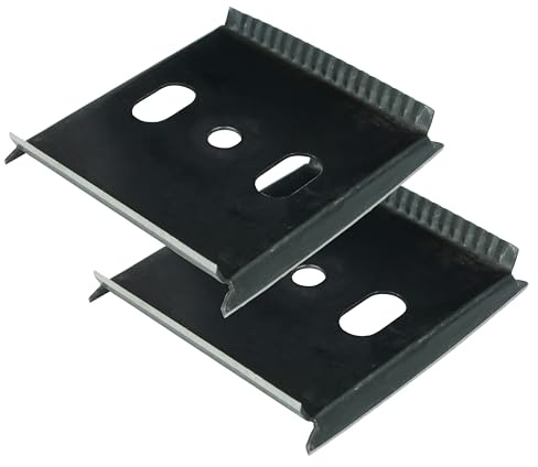 Lame di ricambio Faithfull per raschietto per legno a 4 lati - Confezione doppia di lame di ricambio per raschietto manuale per la rimozione di vernice e vernice - 62 mm, confezione da 2