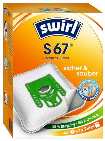 Swirl S 67 MP Plus AirSpace Staubsaugerbeutel Staubbeutel Microvlies
