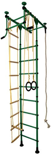 Niro Sportgeräte GmbH Equipements Sportifs en Acier Inoxydable Espalier Monter Dessus M1 - Vert, Hauteur sous Plafond 240-290 cm