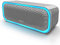 DOSS Enceinte Bluetooth, Haut Parleur Portable sans Fil avec Bass Puissantes, Étanche IPX6, Lumières Multicolores,Autonomie 20H, Double Appairage Stéréo, Gris