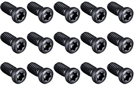 sourcing map 15 Stk. Torx Schrauben Ersatz Hartmetalleinsatz CNC M4x10mm | Drehmaschine